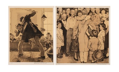 Lot 114 - Norman Rockwell (1894-1978) THE CANING;...