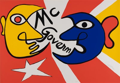 Lot 18 - Alexander Calder (1898-1976) MCGOVERN Color...