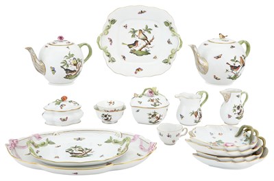 Lot 292 - Group of Herend, Meissen and Royal Crown Derby...