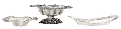 Lot 196 - Three American Sterling Silver Floral...