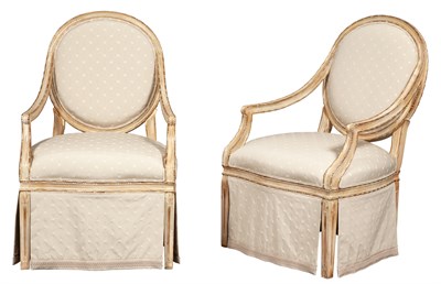 Lot 163 - Pair of Italian Neoclassical Style Painted and...