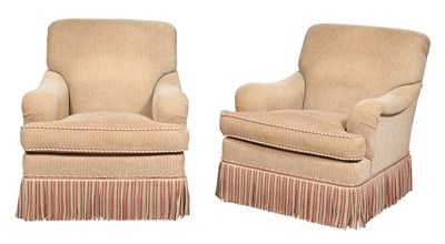 Lot 346 - Pair of Brunschwig & Fils Upholstered 'Benson'...