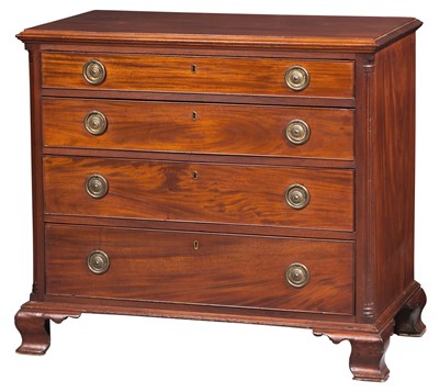 Lot 228 - Chippendale Mahogany Chest of Drawers...