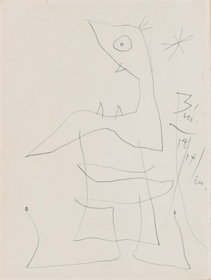 Lot 30 - Joan Miro Spanish, 1893-1983 Untitled...