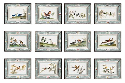 Lot 1077 - A Rare Set of Twelve China Trade...