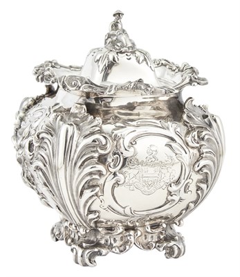 Lot 318 - Victorian Sterling Silver Tea Caddy J.E. Terry...