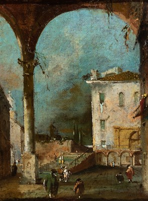 Lot 73 - Follower of Francesco Guardi Venetian...