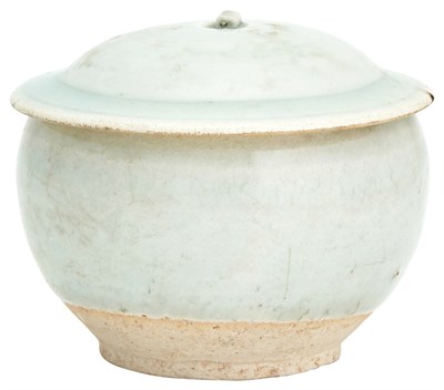 Lot 210 - A Chinese Yingqing Glazed Jar and Cover Song...