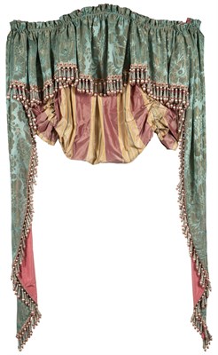 Lot 106 - Two Teal Damask Old World Weavers and Clarence...