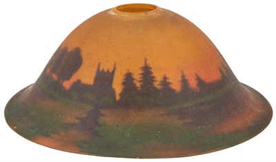 Lot 364 - Pairpoint Corporation Reverse Painted Glass...