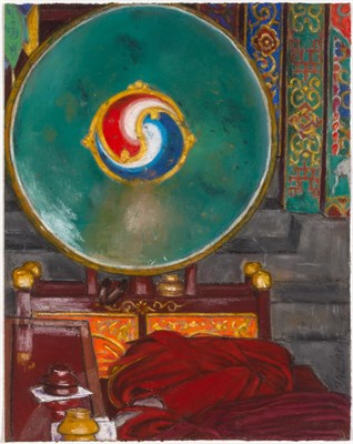 Lot 38 - Tim A. Lovejoy American, b. 1943 Temple Drum...