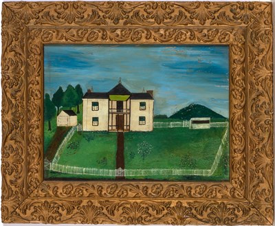 Lot 66 - Folk Art School 20th Century House in the...