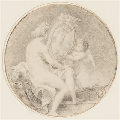 Lot 92 - Arnold Houbraken Dutch, 1660-1719 Venus with a...
