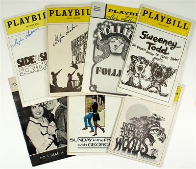 Lot 308 - Stephen Sondheim Collection of fifteen signed...