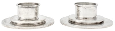 Lot 192 - Pair of Georg Jensen Sterling Silver Low...