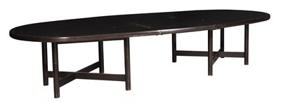 Lot 218 - Lacquered Wood Extension Dining Table Manner...