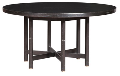 Lot 212 - Belgian Stained Wood Dining Table Attributed...