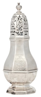 Lot 119 - Queen Anne Britannia Silver Sugar Caster...