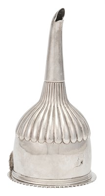 Lot 168 - George IV Sterling Silver Wine Funnel William...