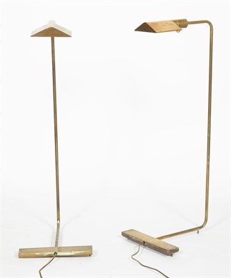 Lot 252 - Pair of Cedric Hartman Adjustable Brass Floor...