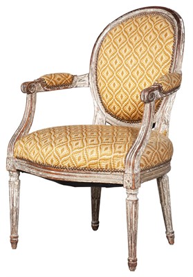 Lot 157 - Louis XVI Style Grey-Painted and...