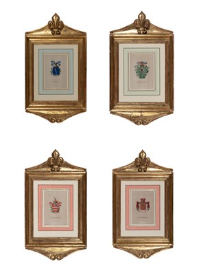 Lot 68 - Artist Unknown [ARMORIAL STUDIES] Four...
