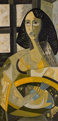 Lot 16 - Jesus Fuertes Spanish, 1938-2006 Portrait of a...