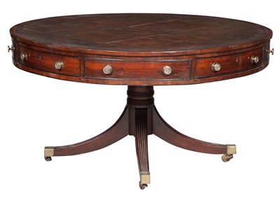Lot 678 - George III Mahogany Library Table The...