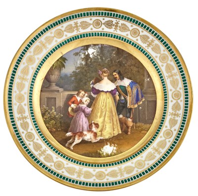 Lot 162 - Russian Porcelain Plate from the Mikhailovsky...