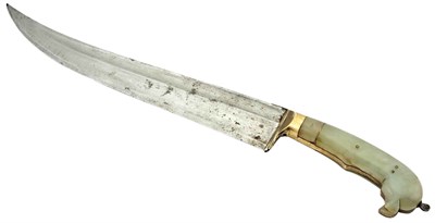 Lot 158 - An Indo-Persian Pesh-Kabz Knife Late...