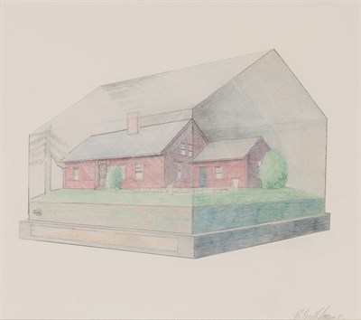 Lot 25 - Richard Haas American, b. 1936 Floating House...