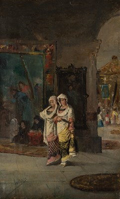 Lot 69 - Eugenio Lucas Velazquez Spanish, 1817-1870 Two...