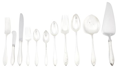 Lot 200 - Continental Sterling Silver Partial Flatware...