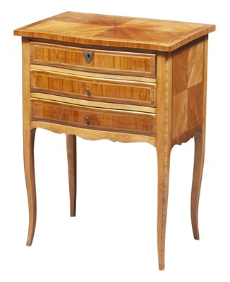 Lot 243 - Louis XV/XVI Style Tulipwood Parquetry...
