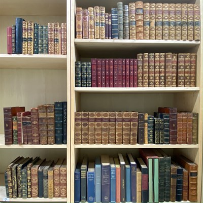 Lot 118 - [BINDINGS] Approximately seventy leather bound...