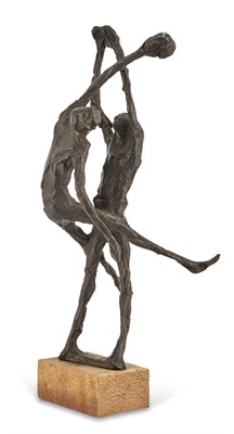 Lot 89 - Kees Verkade Dutch, b. 1941 Athletes Signed K...