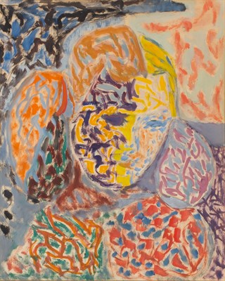 Lot 53 - Lutka Pink French, 1916-1999 Face of a Woman...