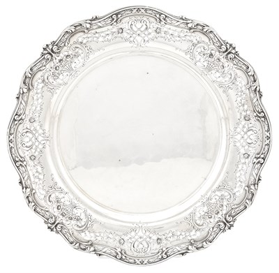 Lot 182 - Redlich & Co. Reticulated Sterling Silver Tray...
