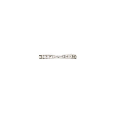 Lot 62 - Tiffany & Co. Gold and Diamond 'Harmony' Band Ring
