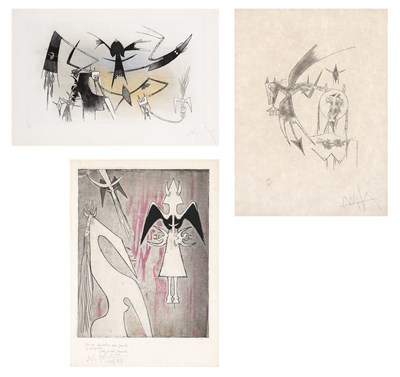 Lot 58 - Wifredo Lam (1902-1982) LA RÉUNION; DE SCÈVE À...