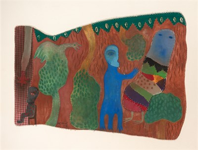 Lot 46 - Manuel Mendive Cuban, b. 1944 Untitled, 1998...