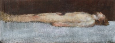 Lot 24 - Julio Larraz Cuban/American, b. 1944 Reclining...