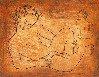 Lot 15 - Angel Botello Puerto Rican, 1913-1986 Untitled...