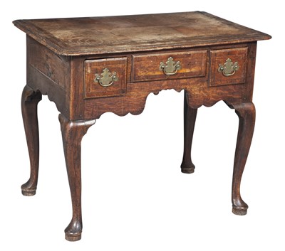 Lot 259 - George II Inlaid Oak Dressing Table Height 28...
