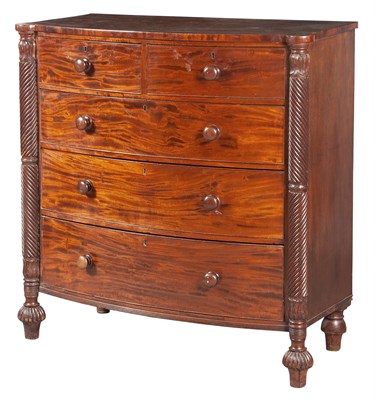 Lot 622 - Regency Mahogany Chest of Drawers First...