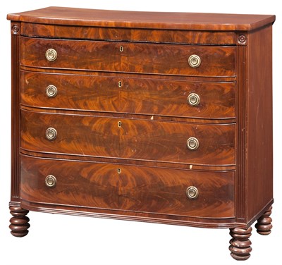 Lot 267 - Classical Mahogany Chest of Drawers Possibly...