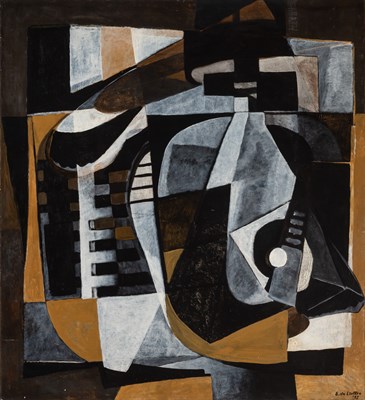 Lot 1038 - Eleanor de Laittre American, b. 1911 Black...