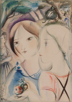 Lot 140 - Mily Possoz Portuguese, 1889-1967 Two Young...