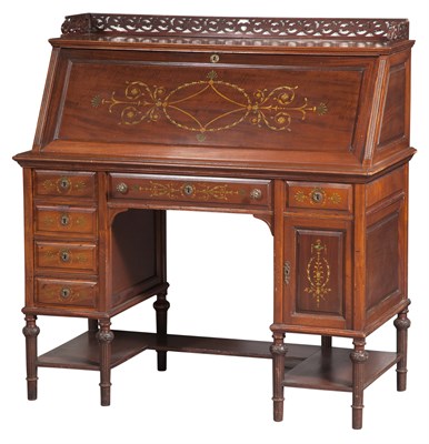 Lot 275 - American Mahogany and Paint Decorated...