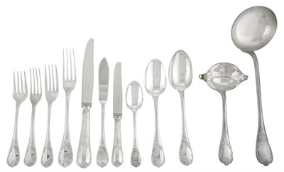 Lot 205 - Christofle Silver Plated Marly Pattern...